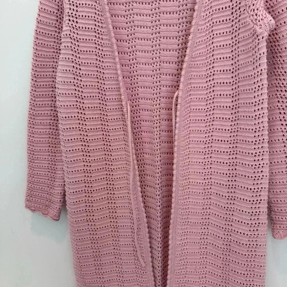 Free People Beach Fauchet Maxi Open Knit Cardigan Sweater size XS - Picture 4 of 14
